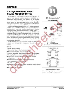 NCP5351DR2G datasheet  